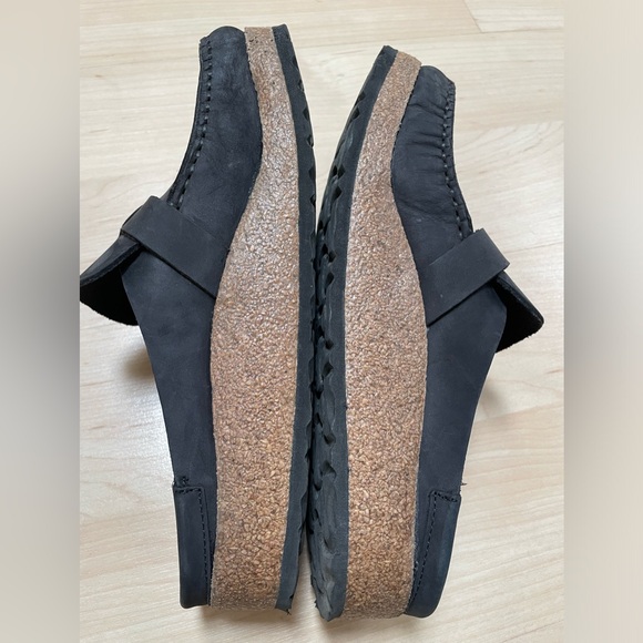 BIRKENSTOCK Buckley Leather Clog Women's Size US 7-7½ EU 38 Black - Picture 5 of 9